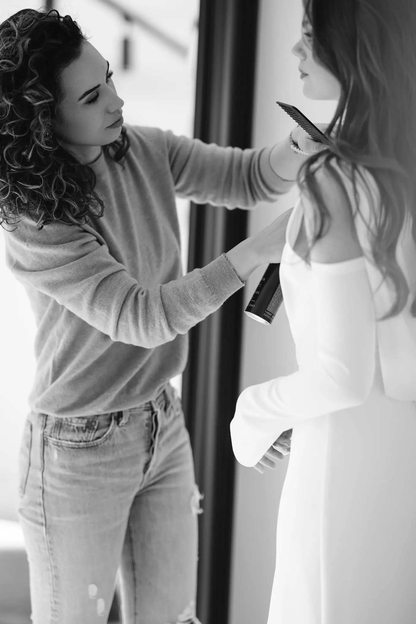 Bridal backstage - Nicole Drège